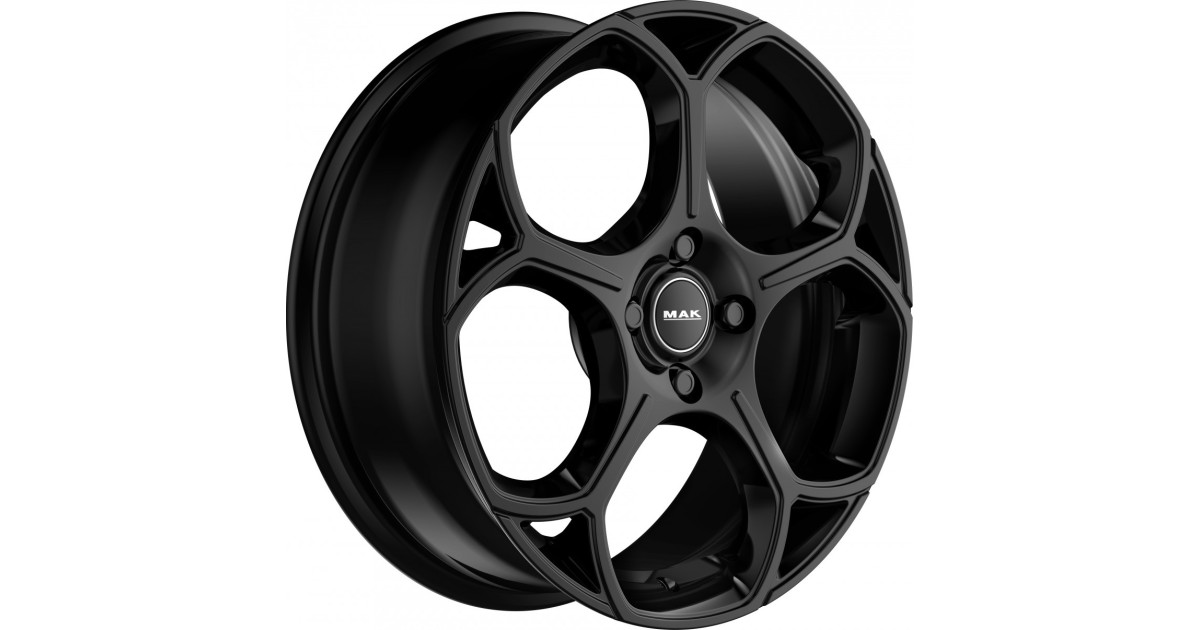 Jante Alu  MAK MONZA (GLOSS BLACK) 7x18 4x108 ET35 , Alésage 65.1