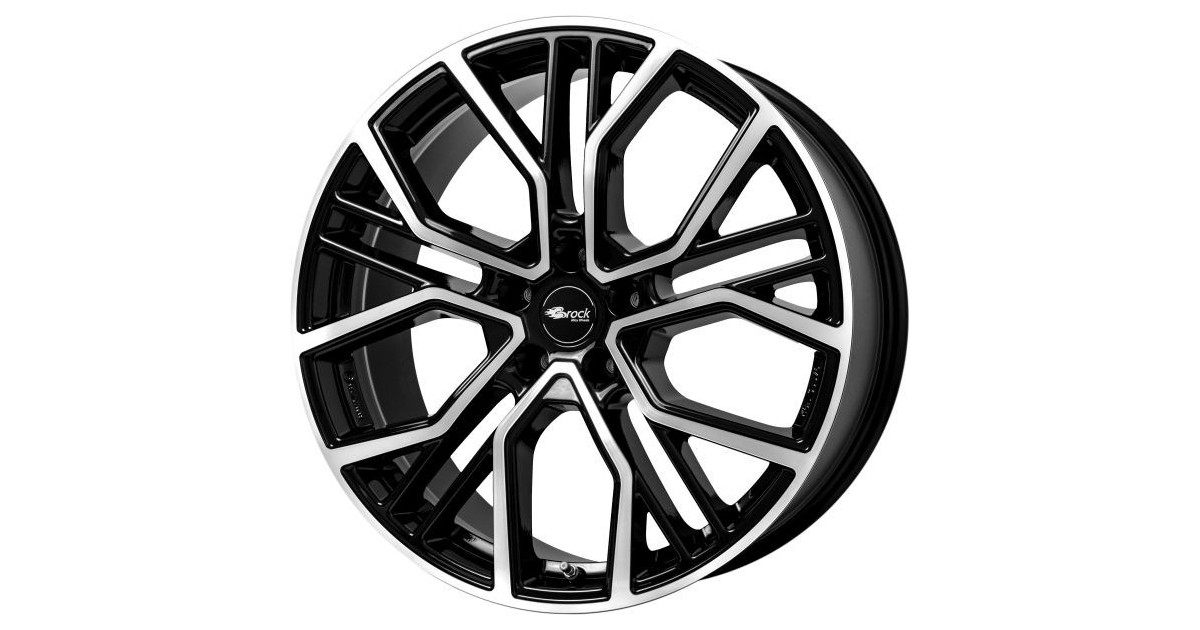 Jante Alu  Brock B41 Gloss Black Full Polished 8,5x21 5x114.3 ET43,5  , Alésage 67.1