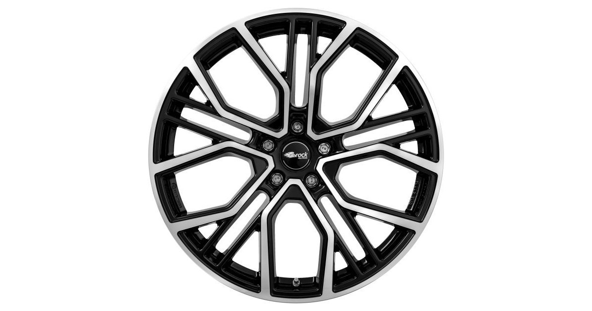 Jante Alu  Brock B41 Gloss Black Full Polished 8,5x21 5x114.3 ET43,5  , Alésage 67.1