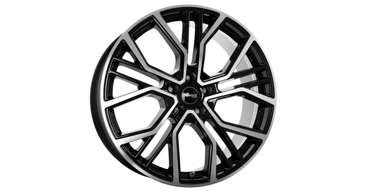 Jante Alu  Brock B41 Gloss Black Full Polished 8,5x21 5x114.3 ET43,5  , Alésage 67.1