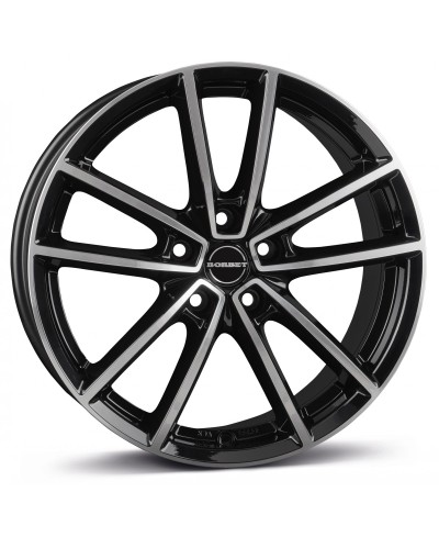 Jante Alu BORBET W black polished glossy 8,5x21 5x114.3 ET49 , Alésage 72.6