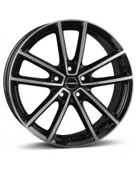 Jante Alu BORBET W black polished glossy 8,5x21 5x114.3 ET49 , Alésage 72.6