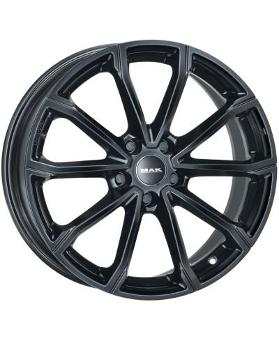 Jante Alu MAK DaVinci (GLOSS BLACK) 7x16 4x108 ET42 , Alésage 65.1
