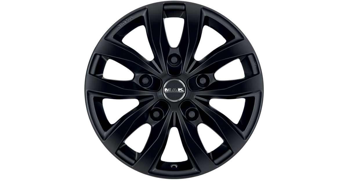 Jante Alu  MAK LOAD 5 (GLOSS BLACK) 7x17 5x130 ET66 , Alésage 89.1