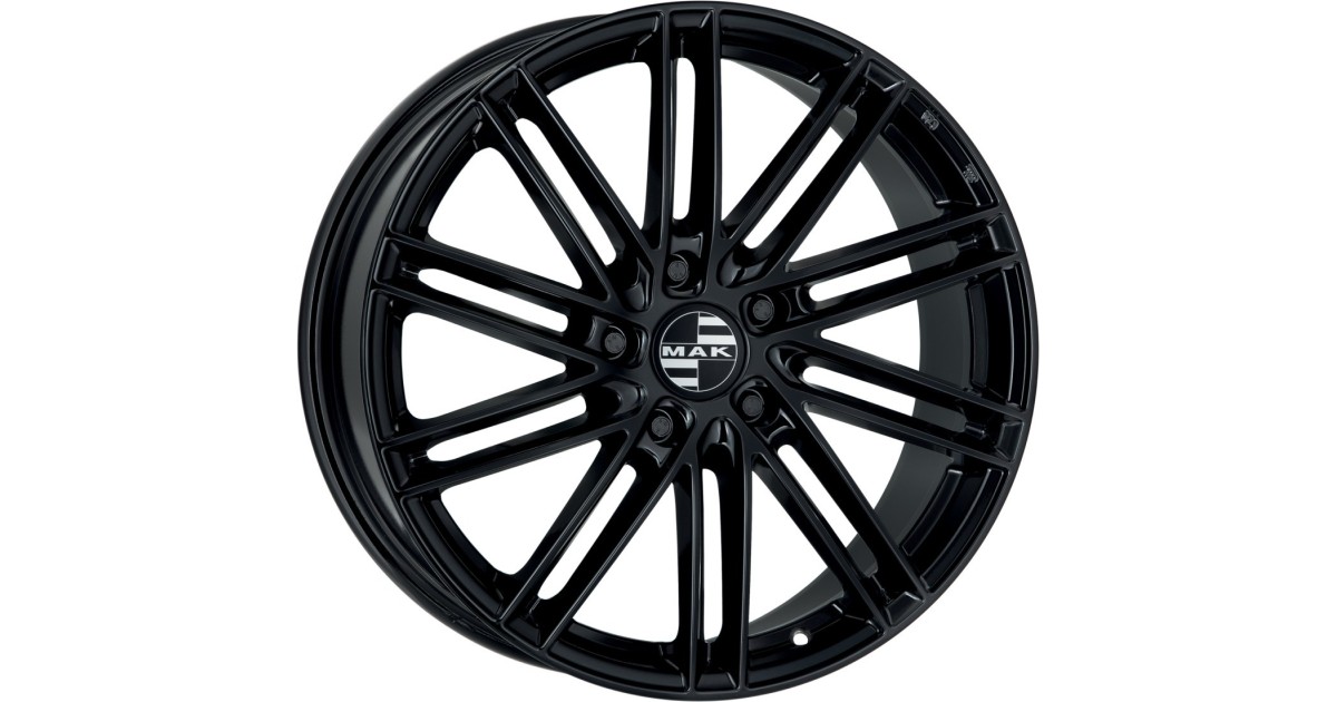 Jante Alu MAK LEIPZIG (GLOSS BLACK) 9,5x21 5x112 ET27 , Alésage 66.6