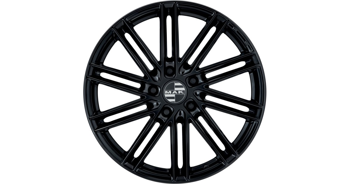 Jante Alu MAK LEIPZIG (GLOSS BLACK) 9,5x21 5x112 ET27 , Alésage 66.6