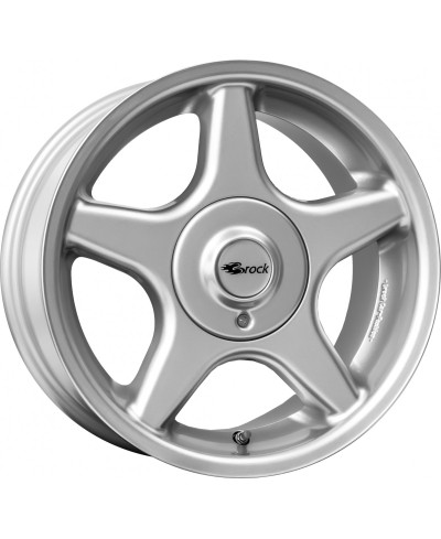 Jante Alu Brock  B1 (KS) CRYSTAL SILVER LACKED 7,5x16 4x100 ET25 , Alésage 63.4
