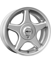 Jante Alu Brock  B1 (KS) CRYSTAL SILVER LACKED 7,5x16 4x100 ET25 , Alésage 63.4