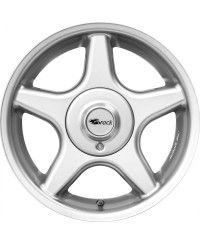 Jante Alu Brock  B1 (KS) CRYSTAL SILVER LACKED 7,5x16 4x100 ET25 , Alésage 63.4
