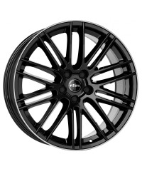 Jante Alu Rial KiboX (GBHP) Diamant noir / Contour poli 9x20 5x112 ET43 , Alésage 66.6