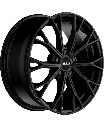 Jante Alu Mak Asphalt gloss black 8x19 5x130 ET40 , Alésage 66.6