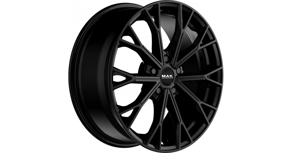 Jante Alu  Mak Asphalt gloss black 8,5x19 5x130 ET50 , Alésage 66.6