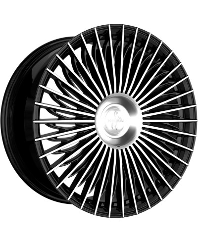 Jante ALU, Keskin Tuning KT X1 Exclusive black front polish 8.5x19 5/112 ET45, Alésage 66.6