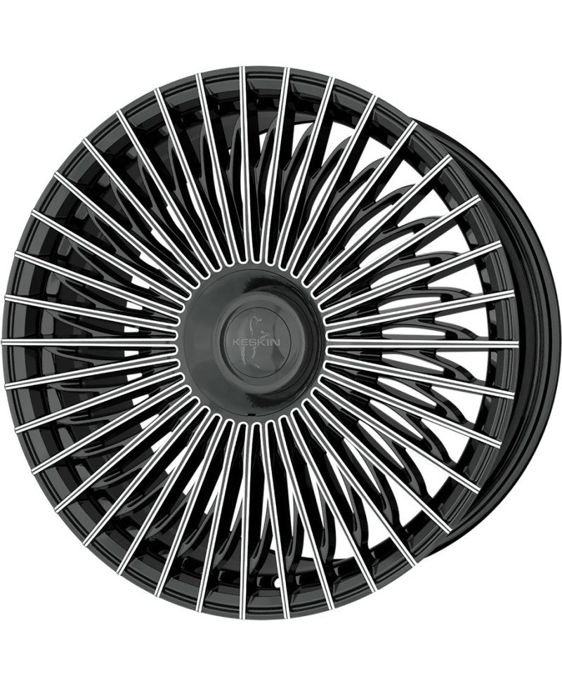 Jante ALU, Keskin Tuning KT X1 Exclusive black secret diamond 8.5x19 5/ 114.3 ET45, Alésage 72.6