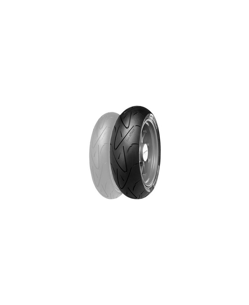 Pneu moto,  Continental ContiSportAttack 190/ 50 ZR17(73W) TL