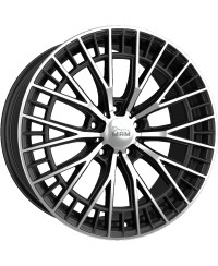Jante ALU, MAM GT2 BLACK FRONT POLISH 8.5x19 5/ 112 ET30.1, Alésage 66.6