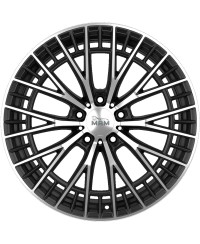Jante ALU, MAM GT2 BLACK FRONT POLISH 8.5x19 5/ 112 ET30.1, Alésage 66.6