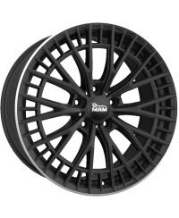Jante ALU, MAM GT2 MATT BLACK LIP POLISH 8.5x19  5/112 ET30.1, Alésage 66.6