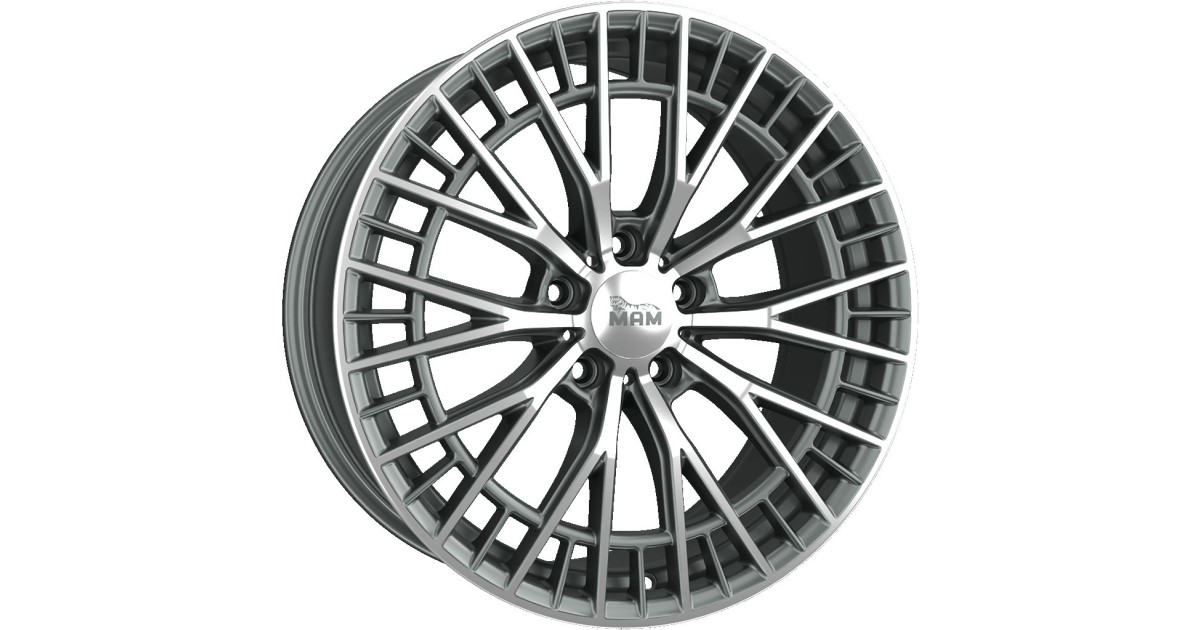 Jante ALU, MAM GT2 PALLADIUM FRONT POLISH 8.5x19  5/112 ET30.1, Alésage 66.6