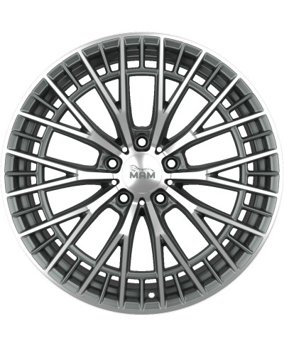 Jante ALU, MAM GT2 PALLADIUM FRONT POLISH 8.5x19  5/112 ET30.1, Alésage 66.6