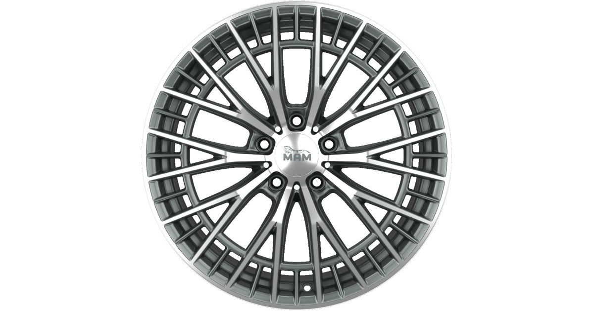 Jante ALU, MAM GT2 PALLADIUM FRONT POLISH 8.5x19  5/112 ET30.1, Alésage 66.6
