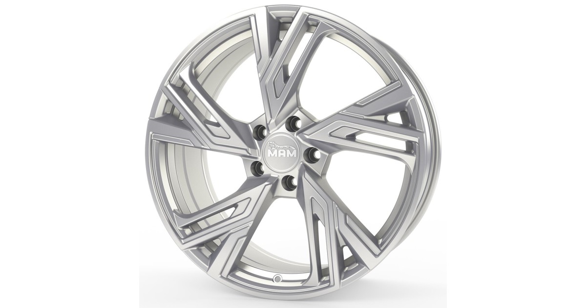 Jante ALU, MAM RS5 SILVER PAINTED 8.5x20 5/ 114.3 ET35, Alésage 72.6