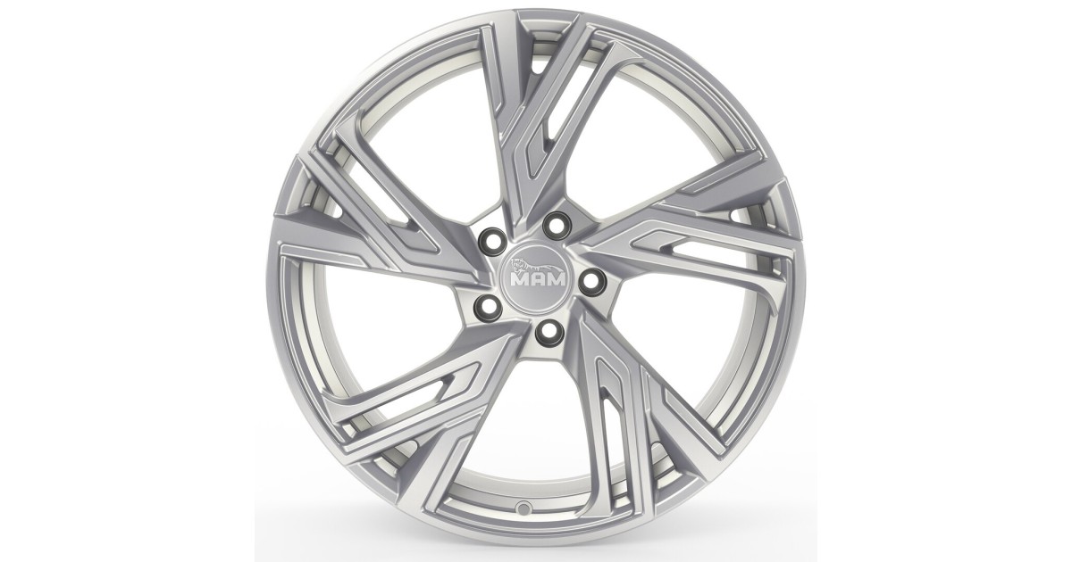 Jante ALU, MAM RS5 SILVER PAINTED 8.5x20 5/ 114.3 ET35, Alésage 72.6