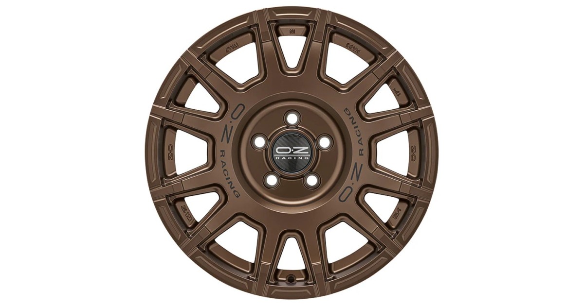 Jante ALU, OZ RALLY LEGEND MATT BRONZE + DARK LETTER 8X17 6/ 120 ET35, Alésage 74.6