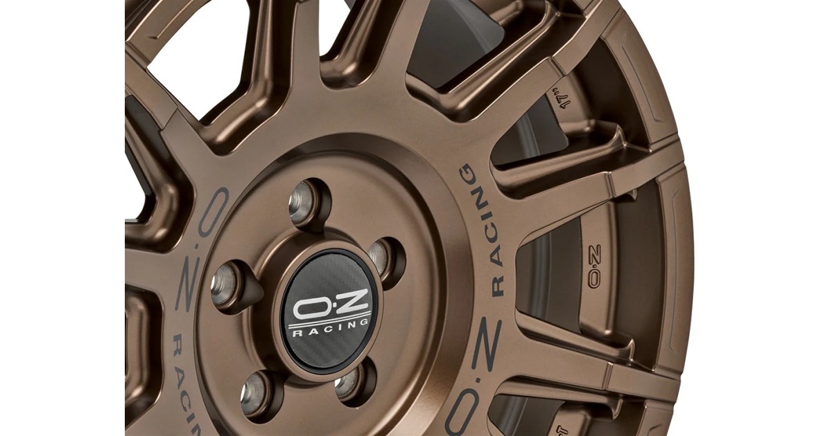 Jante ALU, OZ RALLY LEGEND MATT BRONZE + DARK LETTER 8X17 6/ 120 ET35, Alésage 74.6