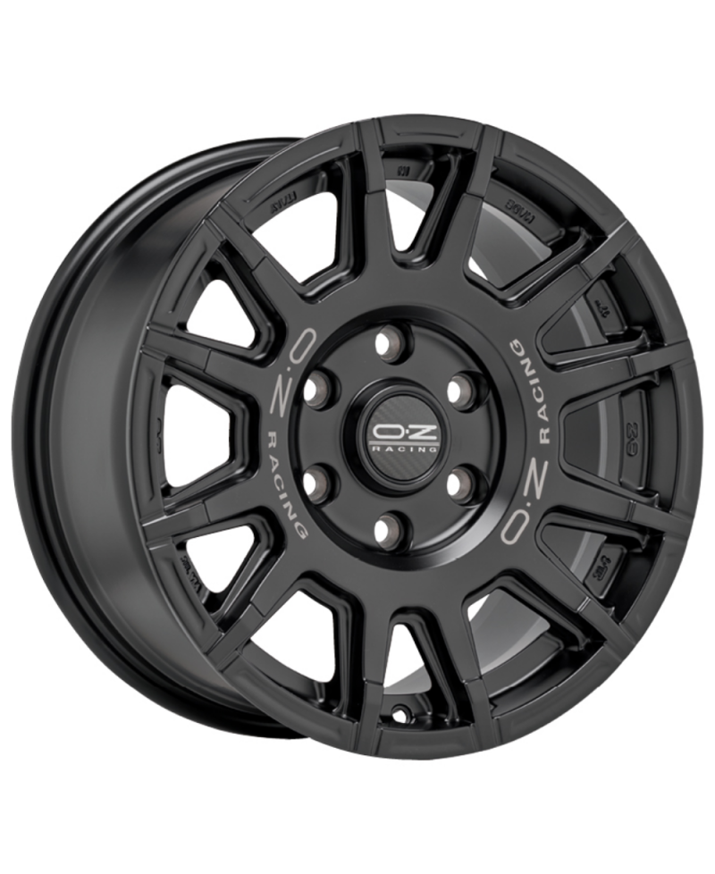 Jante ALU, OZ RALLY LEGEND MATT BLACK + DARK LETTERING  8X17 6/ 120 ET35, Alésage 74.6