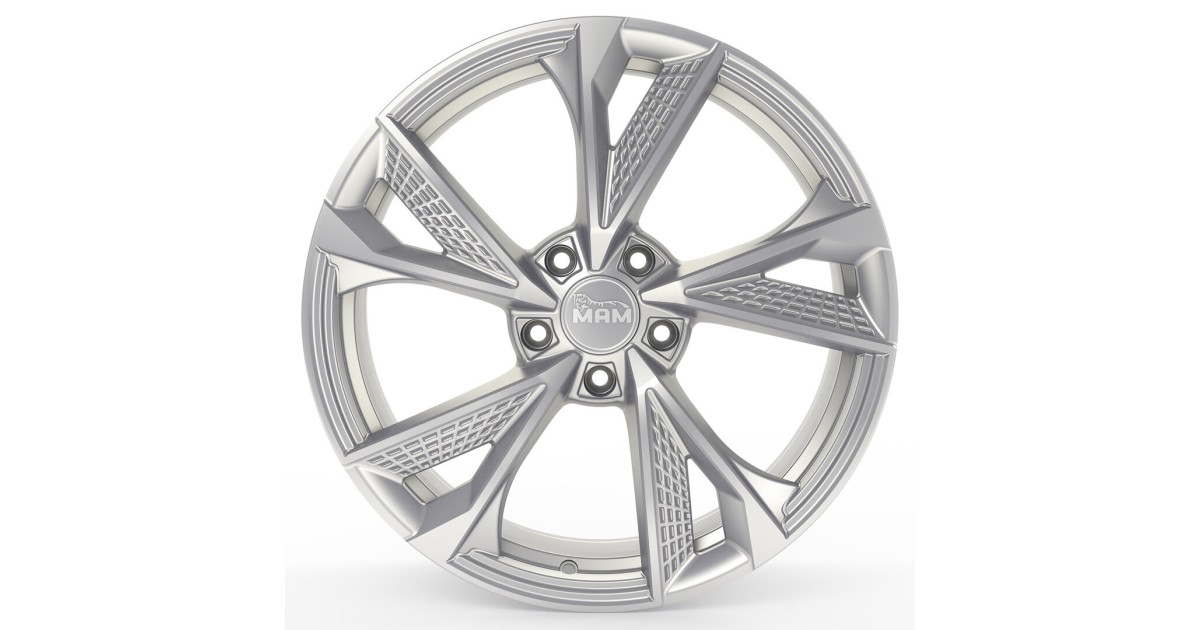 Jante ALU, MAM RS6 SILVER PAINTED 8x18 5/ 112 ET30, Alésage 66.6