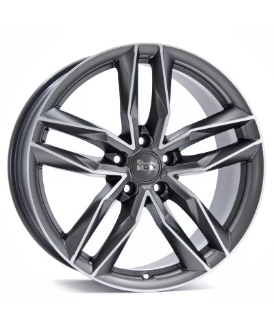 MAM RS3 MATT PALLADIUM FRONT POLISH 8x18 5/ 112 ET45 , Alésage 66,6
