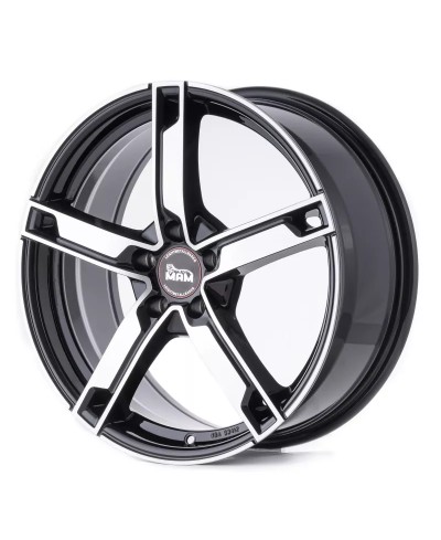 MAM W4 BLACK FRONT POLISH 6,5x16 5/ 112 ET38 , Alésage 66,6