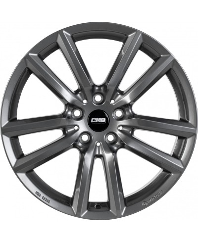 Jante ALU, CMS C27 Titane Brillant, 7X17 5/112 ET40, Alésage 57.1