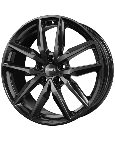 Jante ALU, CMS C28 Noir Brillant, 7X17 5/108 ET48, Alésage 65.1