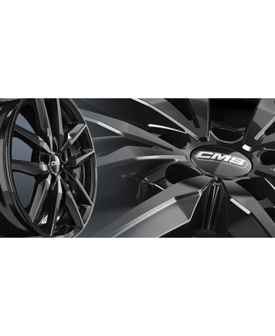 Jante ALU, CMS C28 Noir Brillant, 7X17 5/ 112 ET49, Alésage 57.1