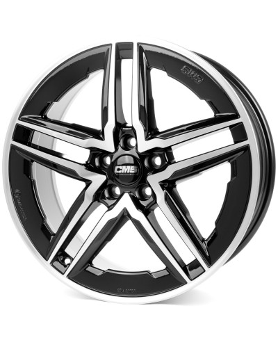 Jante ALU, CMS C29-AERO Diamant Noir Brillant, 7.5X18 5/ 114.3 ET45, Alésage 67.1