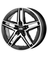 Jante ALU, CMS C29-AERO Diamant Noir Brillant, 8.5X19 5/112 ET38, Alésage 57.1