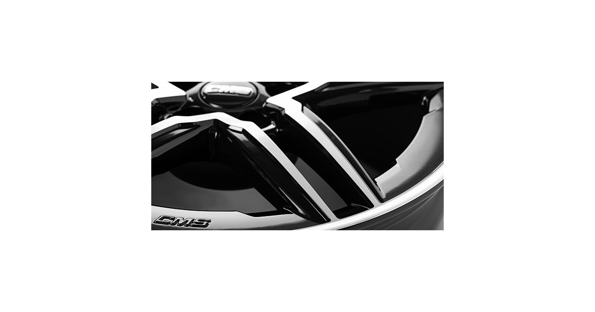 Jante ALU, CMS C29-AERO Diamant Noir Brillant, 8.5X19 5/112 ET38, Alésage 57.1