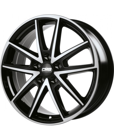 Jante ALU, CMS C30 Diamant Noir Brillant, 6.5X16 5/100 ET40, Alésage 57.1