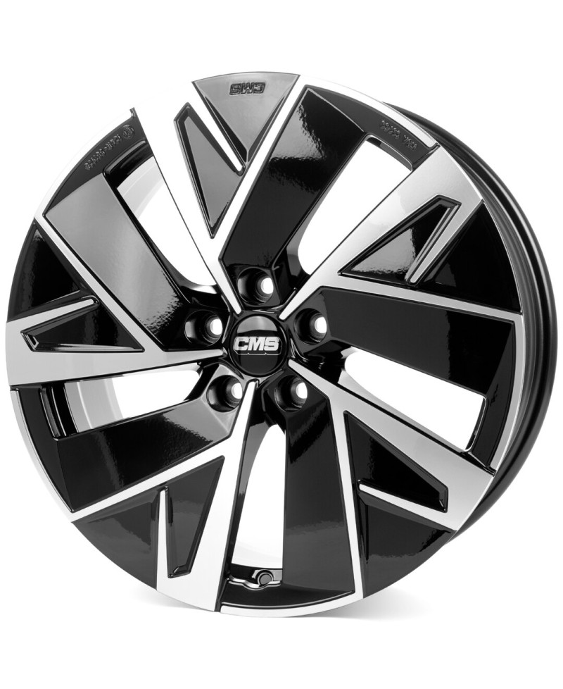 Jante ALU, CMS C32-AERO Diamant Noir Brillant, 7.5X18 5/108 ET44, Alésage 65.1