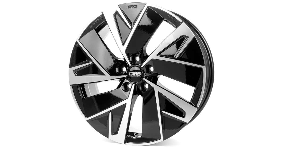 Jante ALU, CMS C32-AERO Diamant Noir Brillant, 7.5X18 5/108 ET44, Alésage 65.1