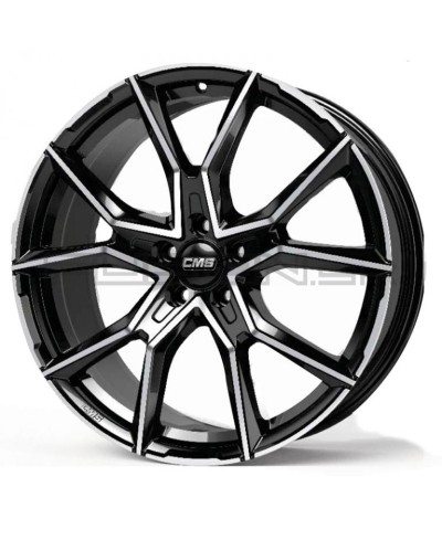 Jante ALU, CMS C33 Diamant Noir Brillant, 8X18 5/ 112 ET48, Alésage 66.6