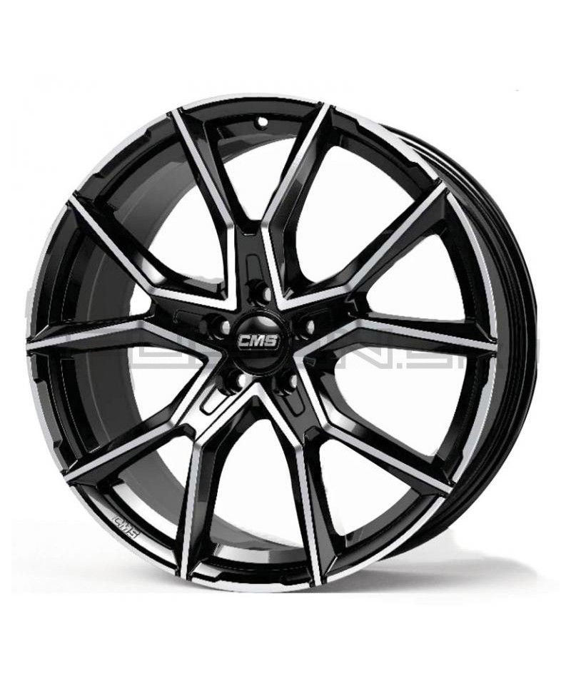 Jante ALU, CMS C33 Diamant Noir Brillant, 8X18 5/ 112 ET48, Alésage 66.6