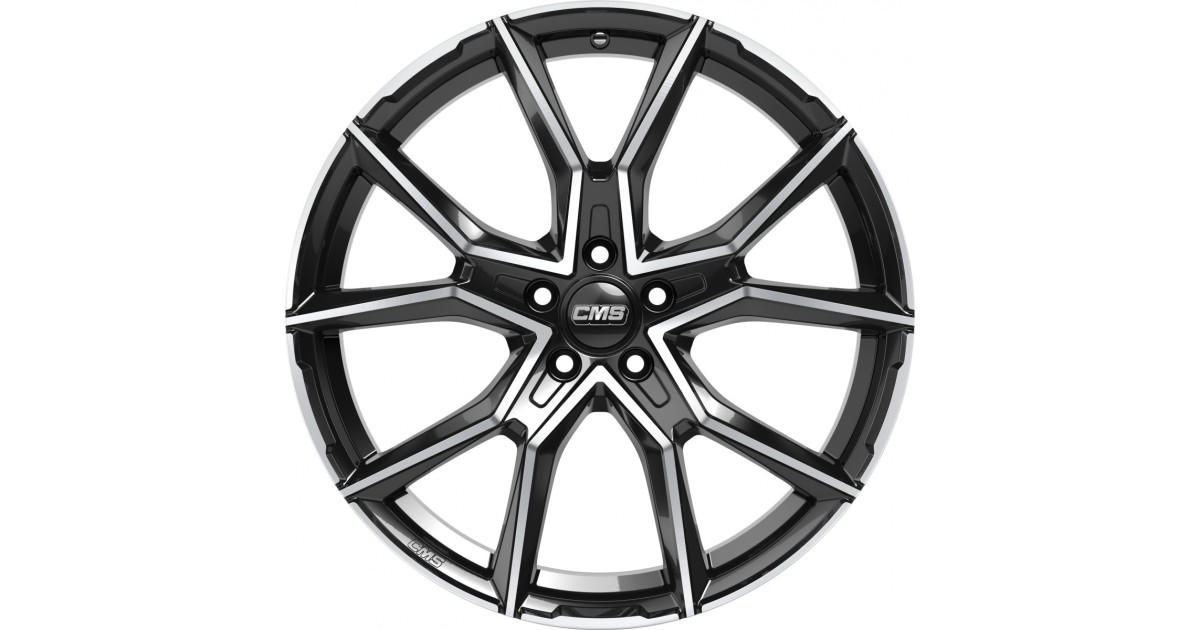 Jante ALU, CMS C33 Diamant Noir Brillant, 8X18 5/ 112 ET50, Alésage 66.6