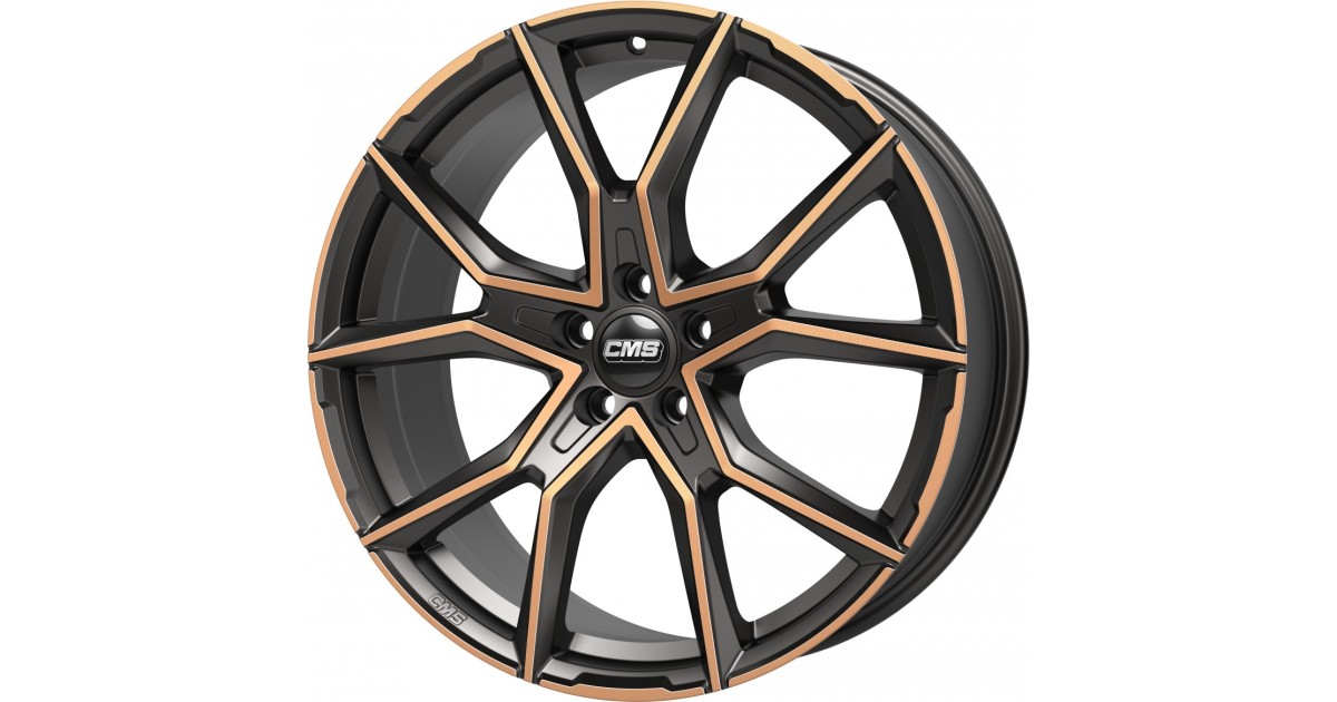 Jante ALU, CMS C33 Diamant Noir Cuivre, 8X18 5/112 ET40, Alésage 66.6
