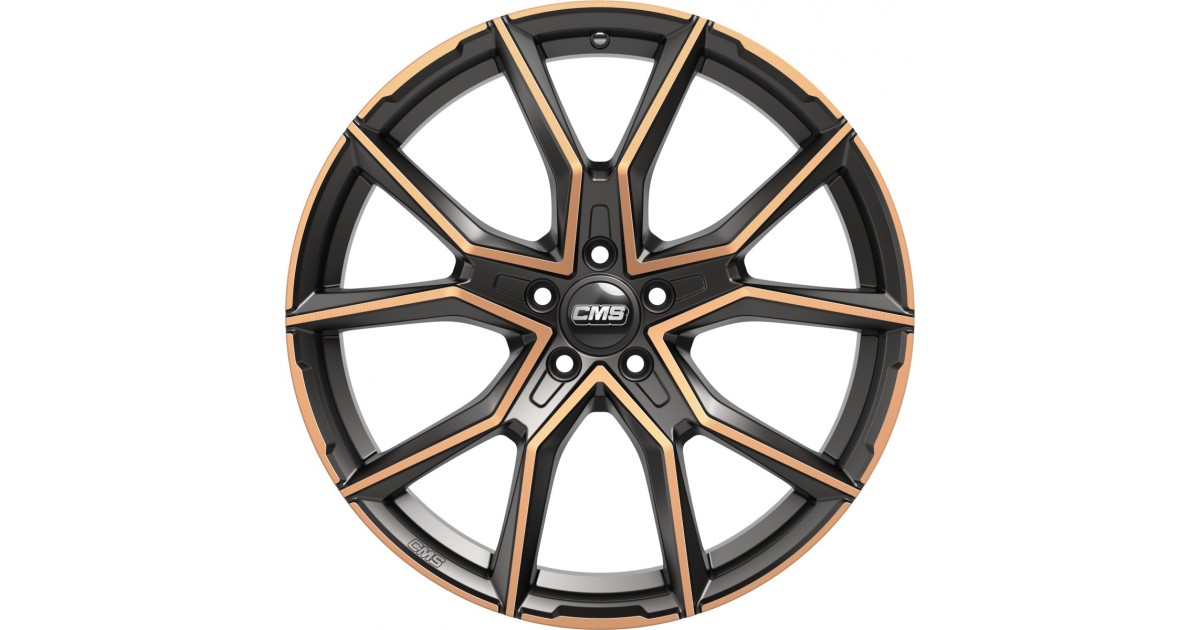 Jante ALU, CMS C33 Diamant Noir Cuivre, 8X18 5/112 ET40, Alésage 66.6