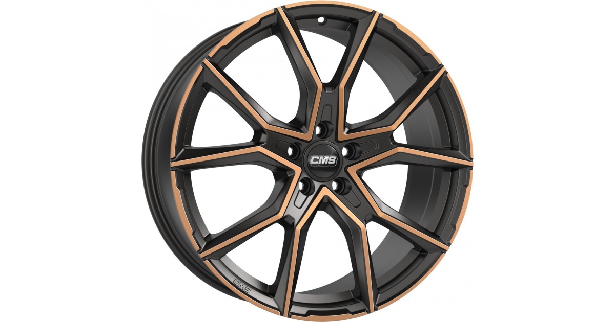 Jante ALU, CMS C33 Diamant Noir Cuivre, 8X18 5/112 ET40, Alésage 66.6