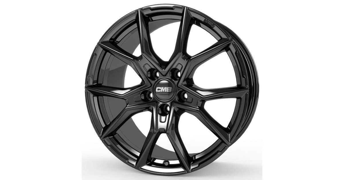 Jante ALU, CMS C33 Noir Brillant, 8X18 5/112 ET40, Alésage 66.6