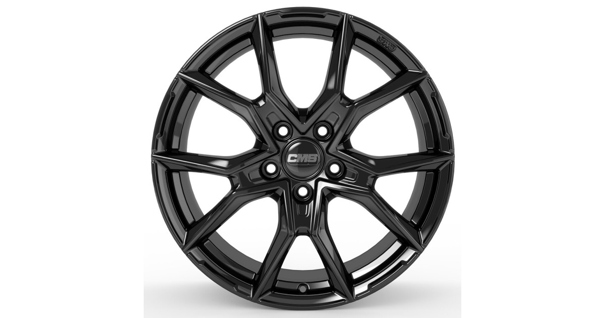 Jante ALU, CMS C33 Noir Brillant, 8X18 5/112 ET40, Alésage 66.6